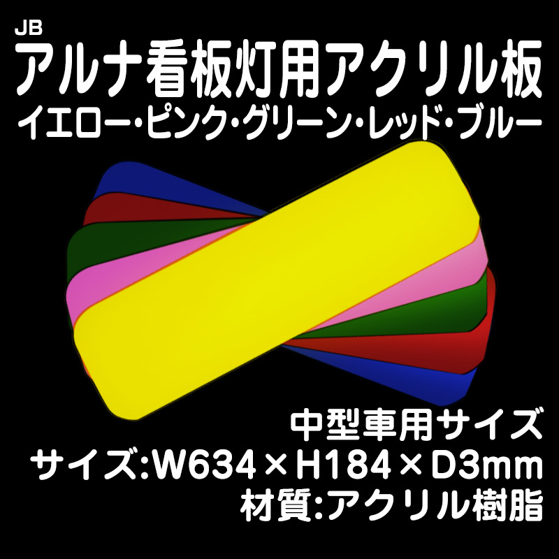 ★オリジナル★ アンドンプレート 板 アルナアンドン 中型用